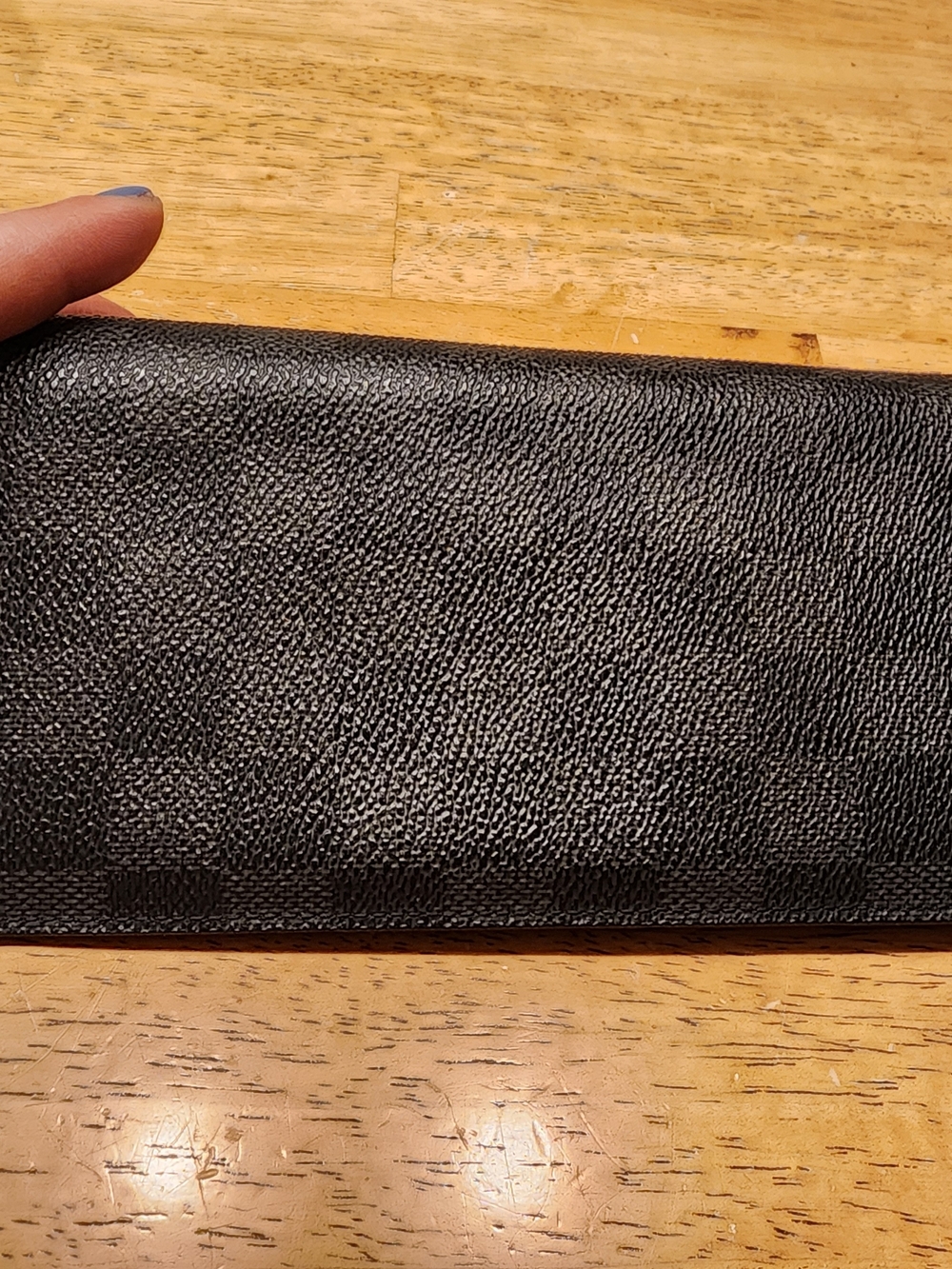 Louis Vuitton Brazza wallet in Damier Graphite canvas